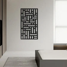 Metal Laser Cut Privacy Screen Panel Decorative Patio Metal Fence Outdoor Indoor