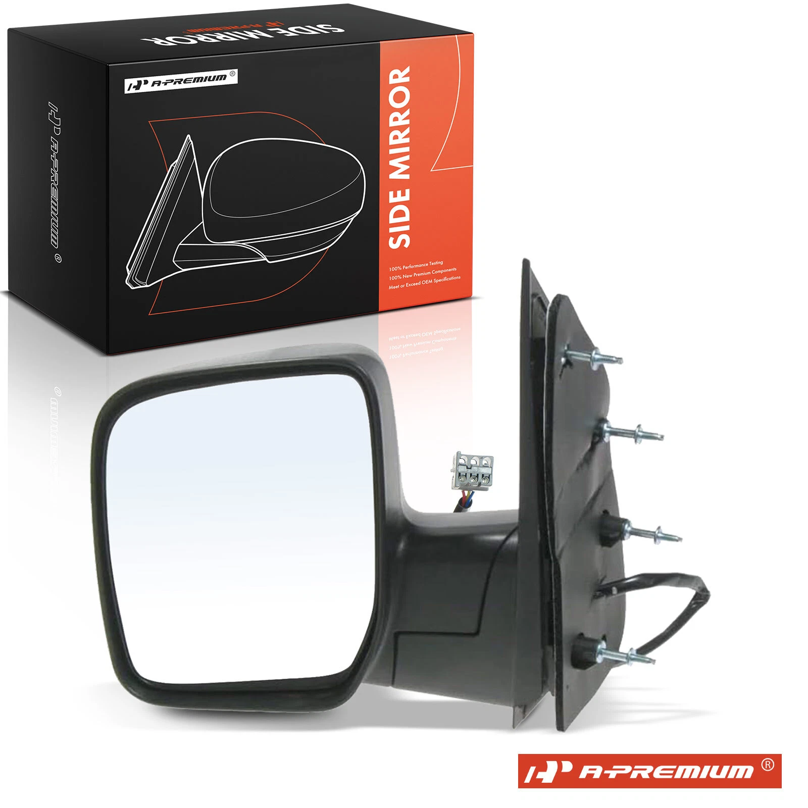 A-Premium Driver Power Mirror Manual Fold for Ford E-150 E-250 E-350 Super Duty