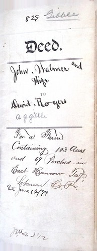 Deed Indenture Hanover Township Lebanon PA Harrisburg 1898 - Picture 5 of 6