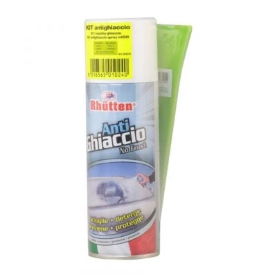 Antighiaccio Vetri Auto Spray per parabrezza Rhutten vetri con raschietto 200 ml