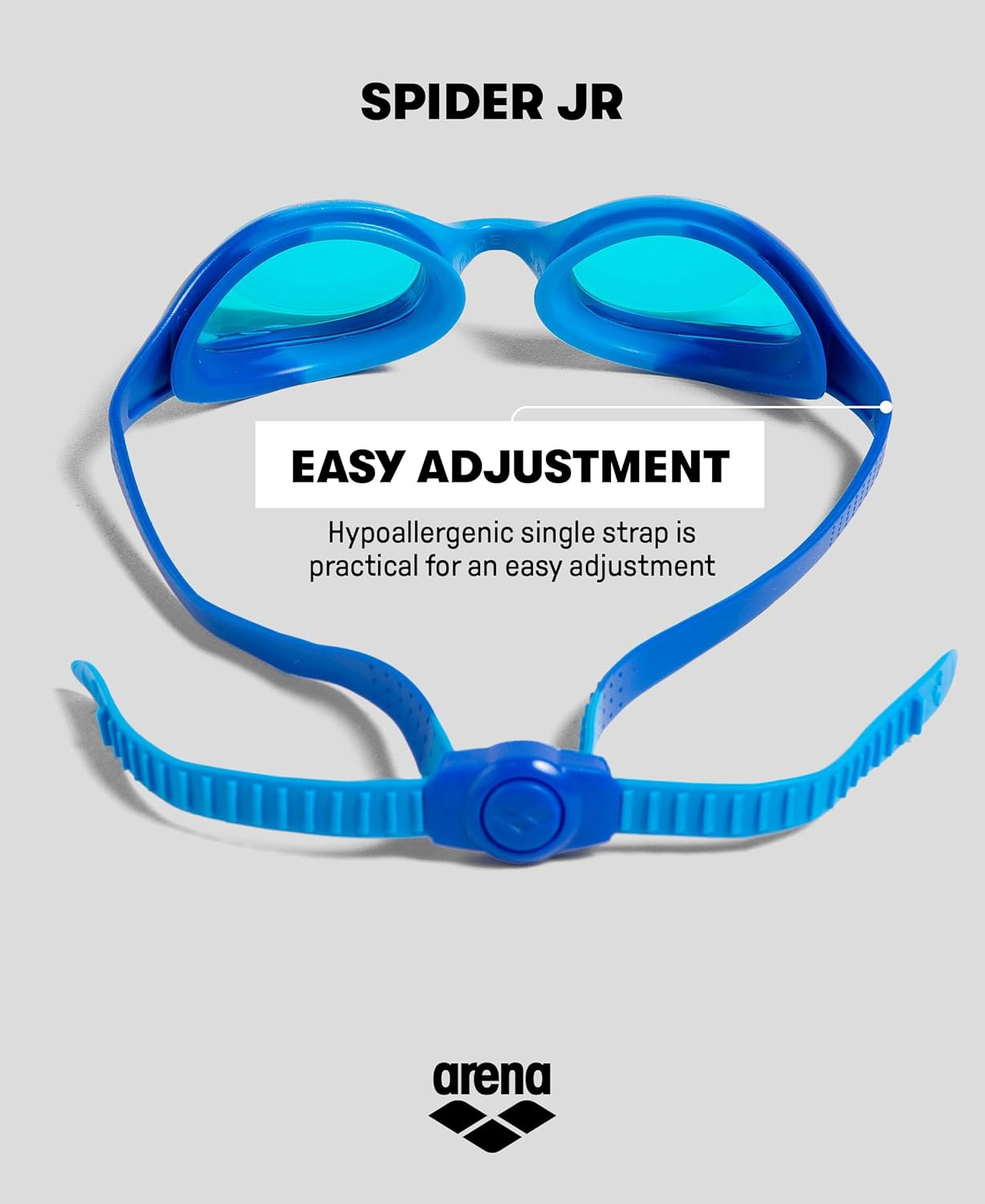 Unisex Youth Spider Junior Swim Goggles Girls and Boys Ages 6 to 12 Fogless Lens