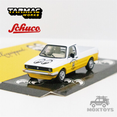 Tarmac Works x Schuco 1:64 Pickup Caddy Moon Equipped Diecast Model Car