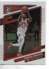 2021-22 Panini Optic Pascal Siakam Card
