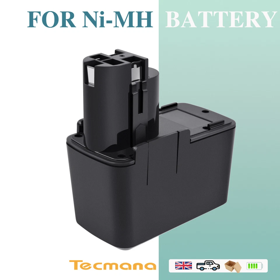 TECMANA 12V 5000mAh Ni-MH Battery For Bosch BAT011 H1214N PSR120 PSB 12VSP-2 GSR 12VES-3