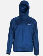Grundens Weather Watch Hooded Rain Jacket Fishing Glacier Blue 10361-420