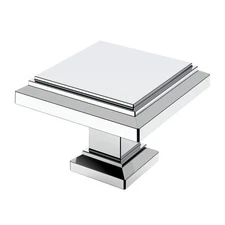 10 Pack Polished Chrome Square Cabinet Knobs 1.3"/32mm Kitchen AL6071CP