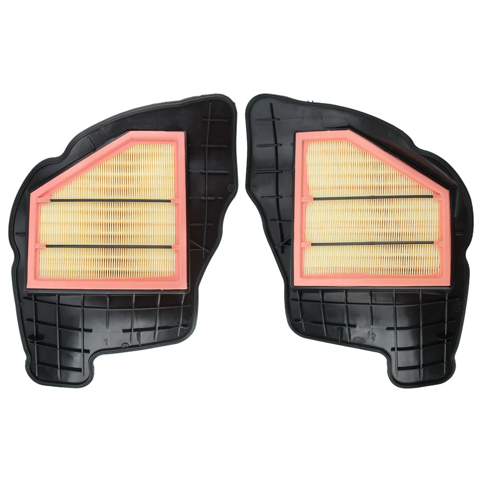 Par de filtros de aire del motor izquierdo y derecho para BMW 2009-2014 750i 750Li / xDrive Foto 2 de 4