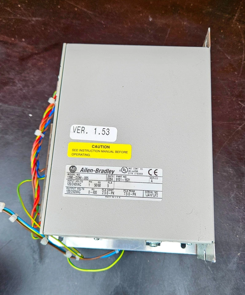 *GARANTÍA* SERVOACCIONAMIENTO ALLEN BRADLEY 1398-DDM-005 con Arcotronics 250VAC 50/60H Foto 3 de 4