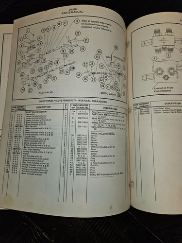 Vintage Ingersoll-Rand DA-50 Roller Vibratory Compactor Parts Manual SER # 6050 - Picture 4 of 12