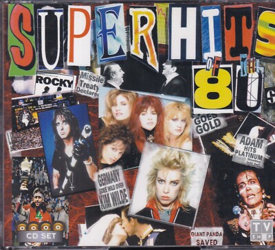 Superhits Of The 80s - Europe, Toto, Judas Priest u.a. - 4fach-CD -A20- vg+