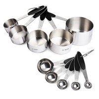 Measuring Cups : U-taste 18/8 Stainless Steel Measuring Cups And Spoons Set O... on sale Measuring Cups : U-taste 18/8 Stainless Steel Measuring Cups And Spoons Set O... on sale