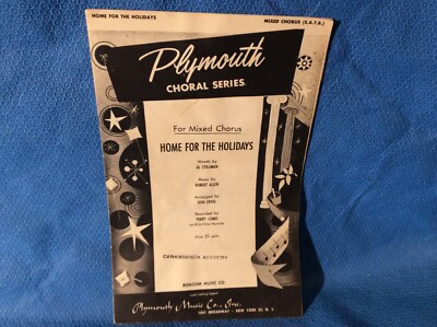 Sheet Music Home for the Holidays for Mixed Chorus Loc CT B