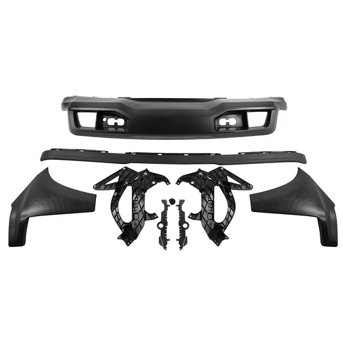 Front Bumper Grille Assembly Kit For 2019-2022 Chevrolet Silverado 1500 - Picture 6 of 17