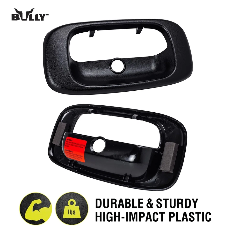 Manija de bloqueo de puerta trasera para 99-07 Chevy Silverado GMC Sierra 1500 2500 3500 Foto 4 de 4