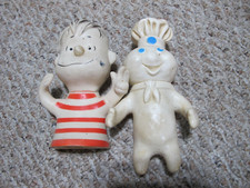 1971 Vintage Pillsbury Poppin Fresh Doughboy 7" Soft Rubber figure Charlie Br