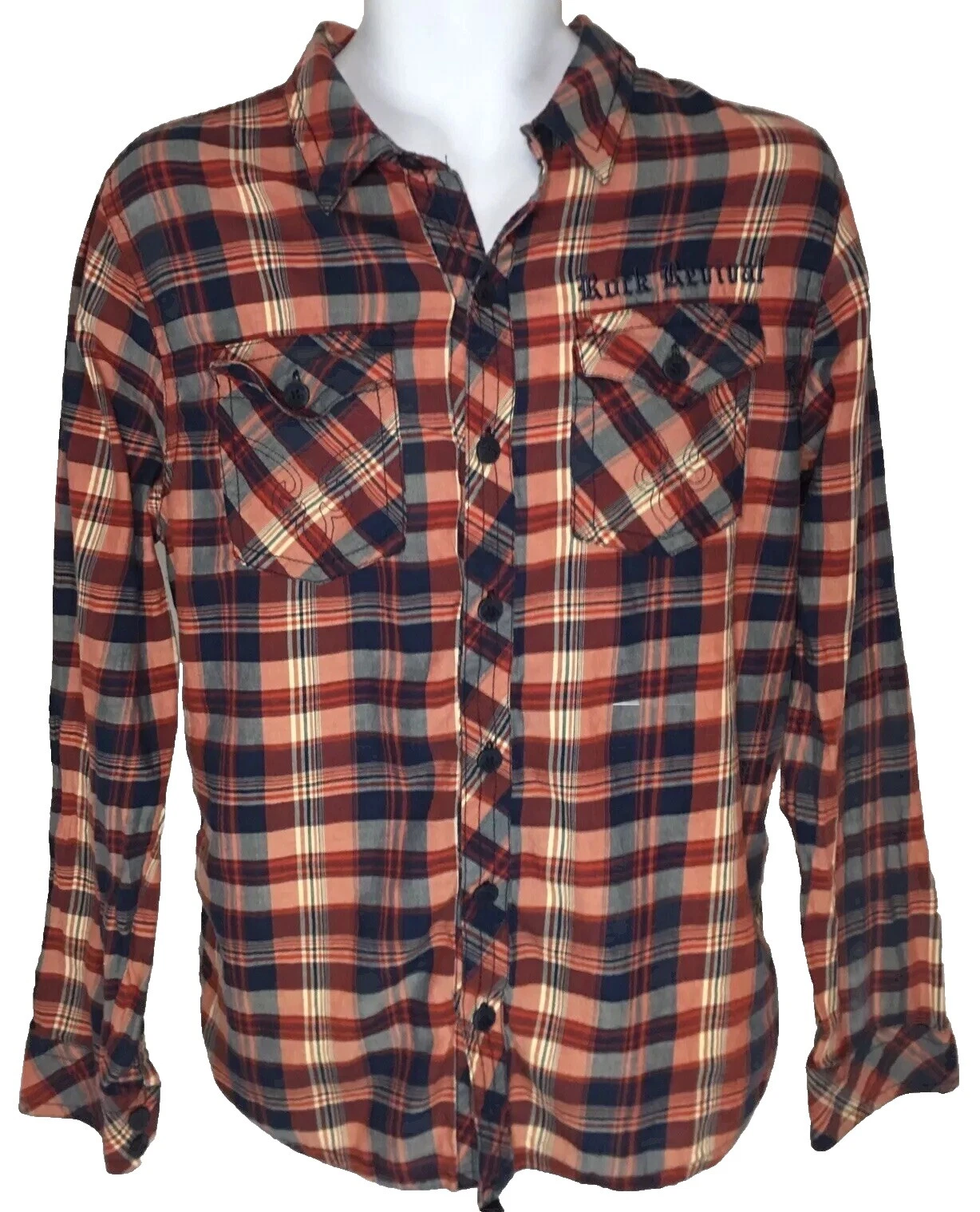 Rock Revival Casual Button-Down Shirts for Men