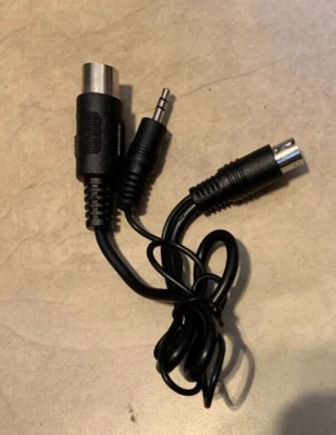 CCG Sega Genesis 32X STEREO connector link patch cable for the model 1 USA seller