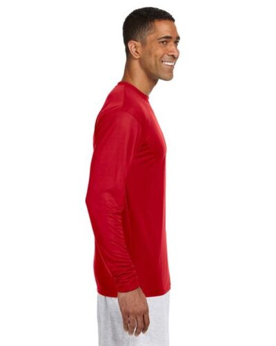 A4 N3165 Mens Polyester Cooling Performance Long Sleeve T Shirt Dri-Fit T-Shirt - Picture 36 of 41