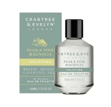 Crabtree & Evelyn PEAR & PINK MAGNOLIA Uplifting Eau de Toilette 3.4 oz New