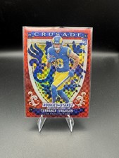 2025 Panini Rookies & Stars Crusade Terrance Ferguson Red Plaid Prizm #27 RC 