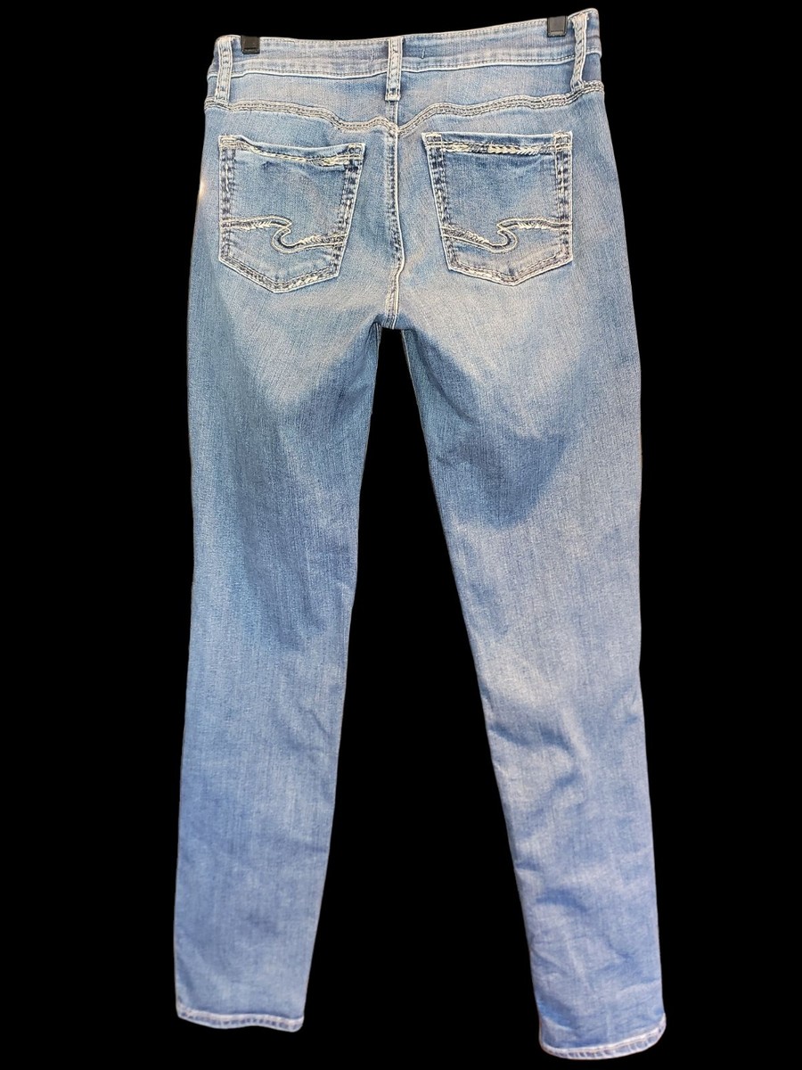 Levi's Silver Tab Men's Distressed Light Wash Jeans Size