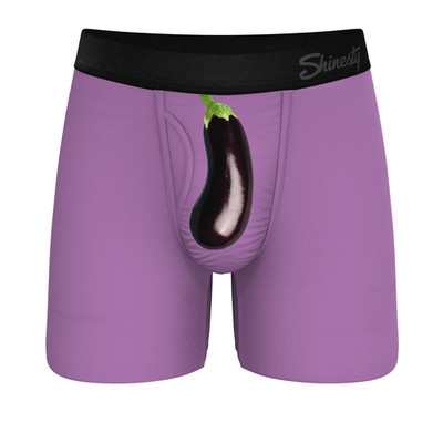 Shinesty ''The Double Entendre'' Eggplant Ball Hammock  Pouch Underwear