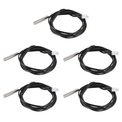 5Stk.10K Temperatursensor Sonde 3,3ft Digital Thermometer Verlängerungskabel
