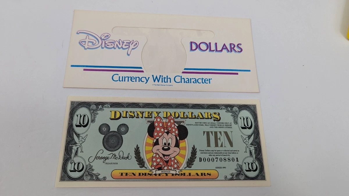 Disney dollar ディズニー　ドル　ミッキーマウス5枚セット Disney dollar ディズニー ドル ミッキーマウス5枚セット Disney