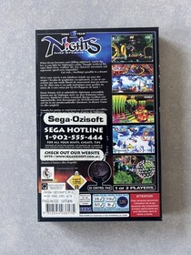Sega Saturn - Nights into Dreams - boxed game with manual - tested working