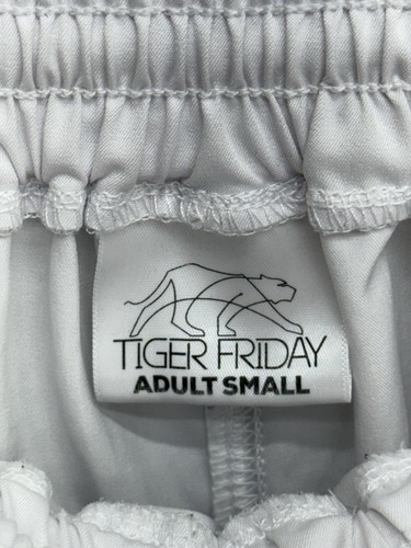 Tiger Friday Dancewear White Jogger Pants Women’s Black Size Small Dance Hip Hop - Picture 8 of 11