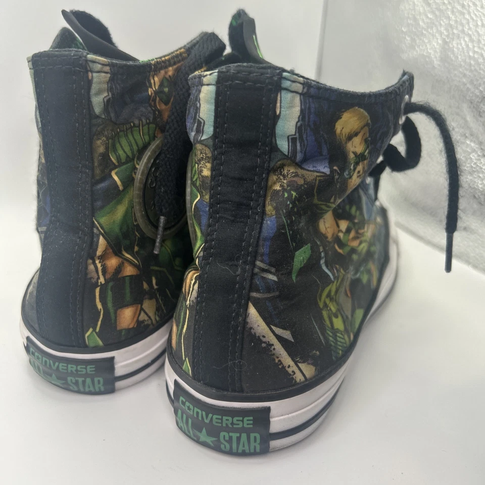 Converse Chuck Taylor All Star DC Comics Green Arrow Sneakers Men 6, Women 8 - Image 3 of 4