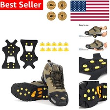 Stay Safe This Winter: Heavy-Duty Ice Grips for Shoes - Multiple Sizes Available