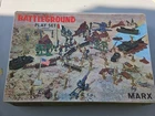 Vintage Marx BATTLEGROUND Play Set In Original Box INCOMPLETE