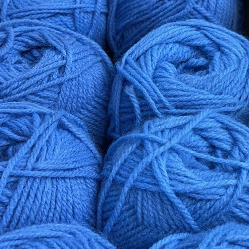 Vintage Bernat Berella Sportspoon Yarn Wedgwood Blue 2860 Lot of 20 Original Box image 3