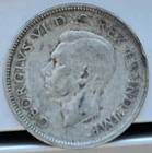 Canada 1942 25 Cents Silver Coin Under Melt