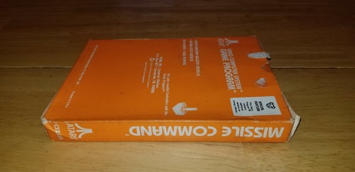 Vintage Atari Missile Command Video Game Cartridge Atari 2600 With Box - Picture 3 of 6
