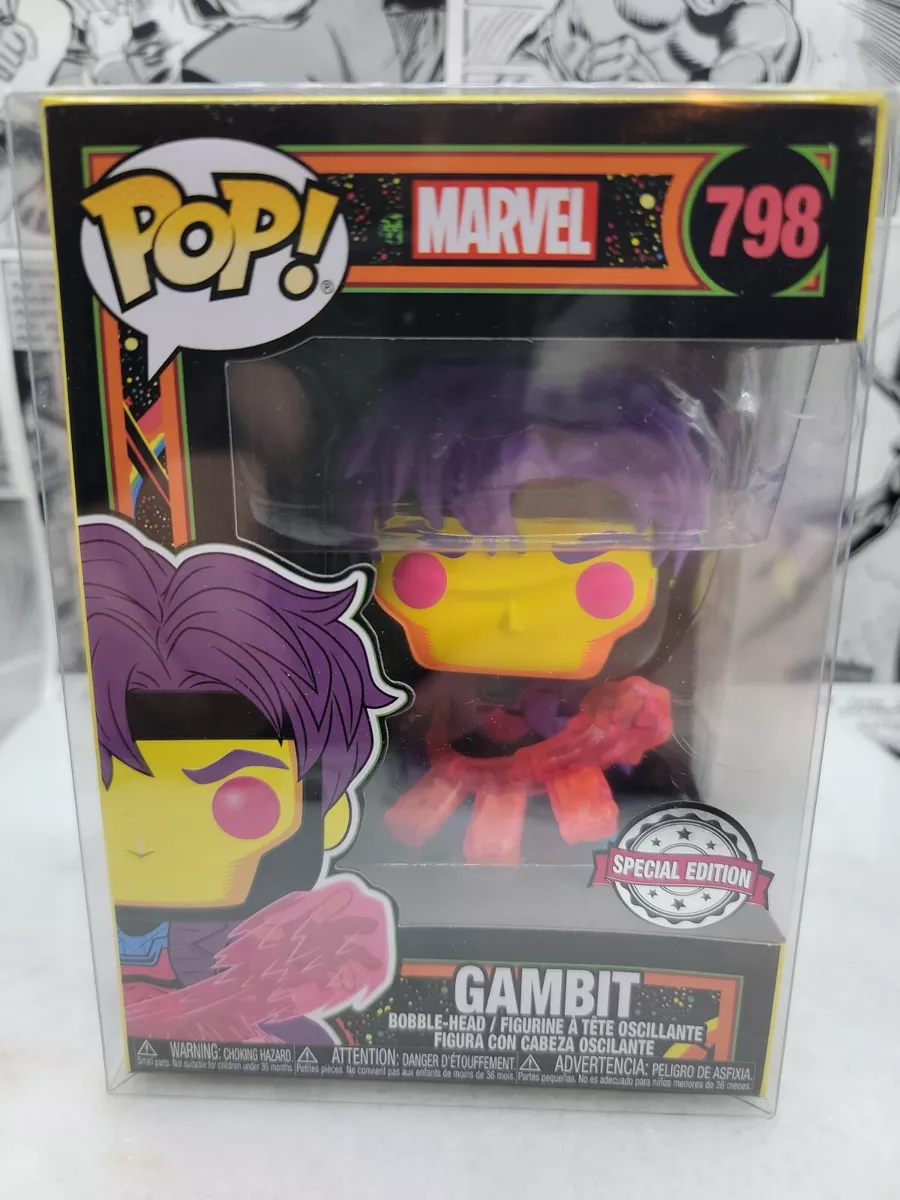  Funko Pop Marvel X-Men - Gambit Blacklight : Toys & Games