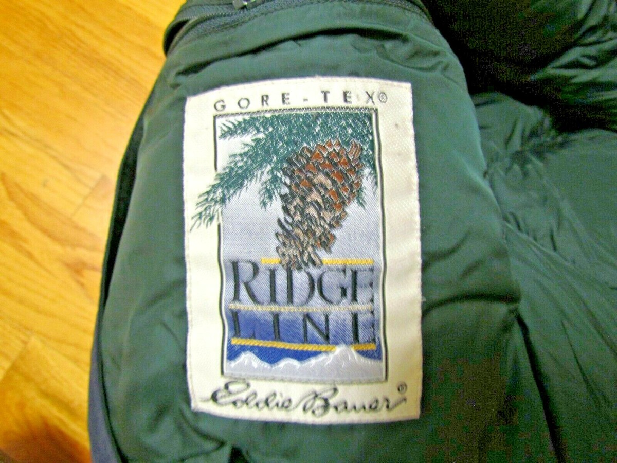 Vintage 90s Eddie Bauer Ridge Line Gore-Tex Parka Goose Down