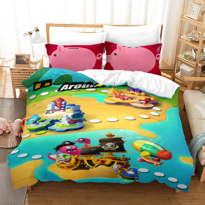 3D Printed Piggy Ro_blox Bedding Set Duvet Cover and Pillowcase Twin