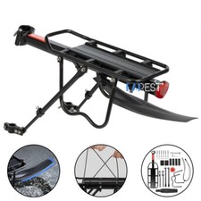 Rear Bike Rack Cargo Rack Alloy Pannier Luggage Carrier Mountain Bicycle Fender