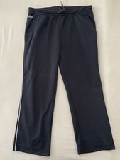 Lacoste Sports Men's Blue Vintage Jogger Pants Size 7 Pockets Strings Classic