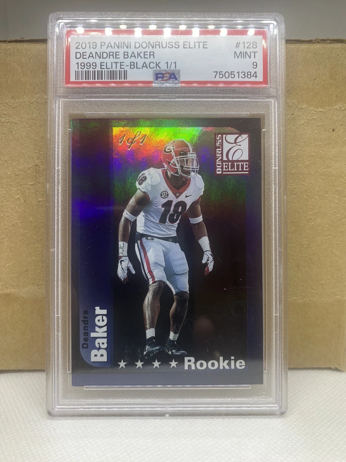 Deandre Baker Panini Donruss Elite 1999 Elite #128 Black 1/1