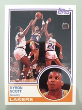 1992-93 Topps Archives 1983 Byron Scott Rookie #41 Los Angeles Lakers NBA Lesen!