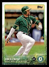 Coco Crisp 2015 Topps #279 Oakland Athletics BASEBALL