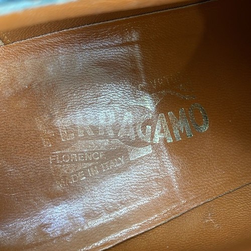 Salvatore Ferragamo Derby Schuhe Herren Größe 11 1/2 schwarz Kiesel Leder runde Spitze - Bild 3 von 13