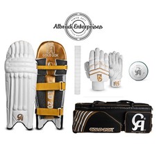New CA GOLD 20K Cricket Hard Ball Kitbag  Batting Pads  Gloves 3D Bat GRIP