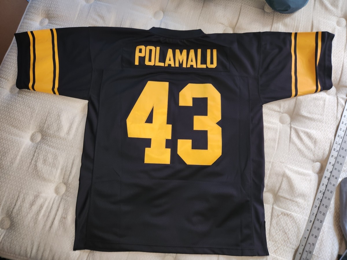 TROY POLAMALU #43 STEELERS 2008 MITCHELL & NESS LEGACY FOOTBALL