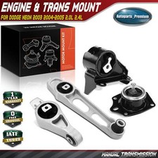 4x Manual Engine Motor Mount Transmission Mount For Dodge Neon 2003 2004-2005 4x Manual Engine Motor Mount Transmission Mount For Dodge Neon 2003 2004-2005