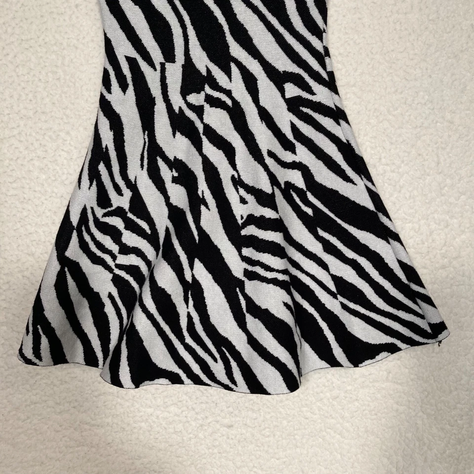 My Michelle M девочек зебра полоски платье черный и белый короткие рукава действительно хороший - Изображение 3 из 4