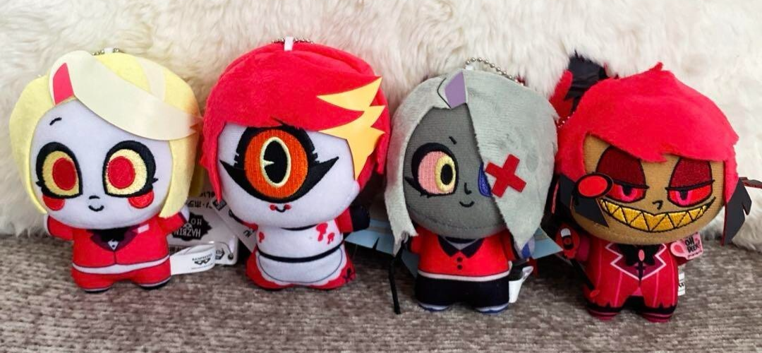 Hazbin Hotel Plush Doll vol.1 Mascot Chain 11cm Set of 4 Banpresto